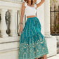 New arrival big swing skirt Bohemian holiday high waist beach skirt