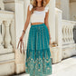New arrival big swing skirt Bohemian holiday high waist beach skirt