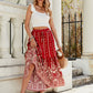 New arrival big swing skirt Bohemian holiday high waist beach skirt