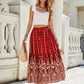 New arrival big swing skirt Bohemian holiday high waist beach skirt