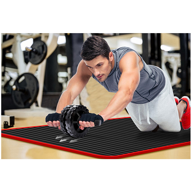 10 mm Extra Thick Non-slip Yoga Mat Natural Rubber NBR Fitness Sports Gym Pilates Pads Gift Yoga Mat Bag Snapitonline