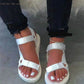 Velcro flat casual sandals - Snapitonline