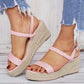 Woven wedge heels - Snapitonline