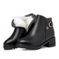 Mid-heel ladies cotton shoes - Snapitonline