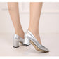 Pointed chunky heels - Snapitonline