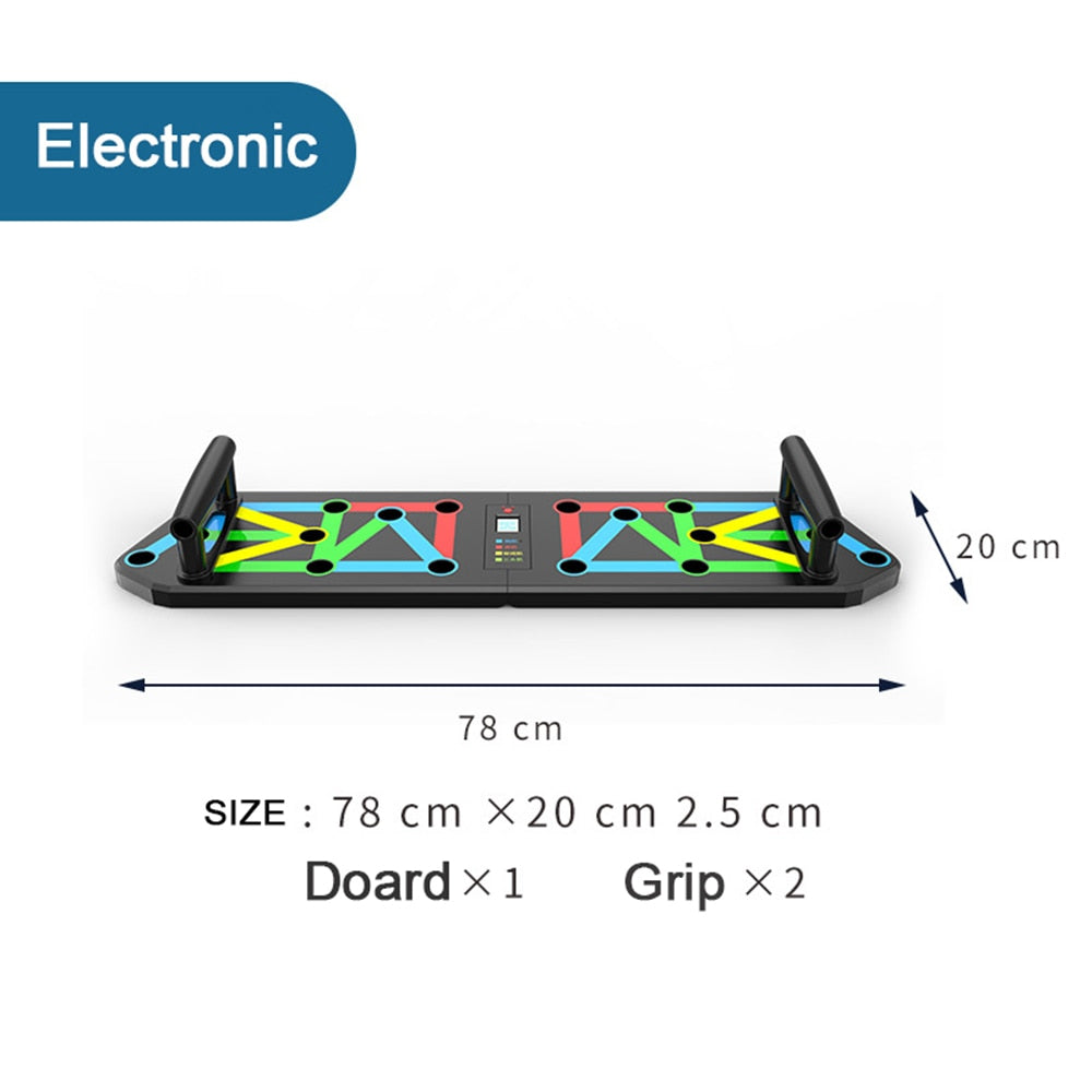 13 in 1 Electronic Counting Push-up Board Multifunctional Push UP Rack Training Board Muscle  Workout Gym Fitness Equipment Snapitonline