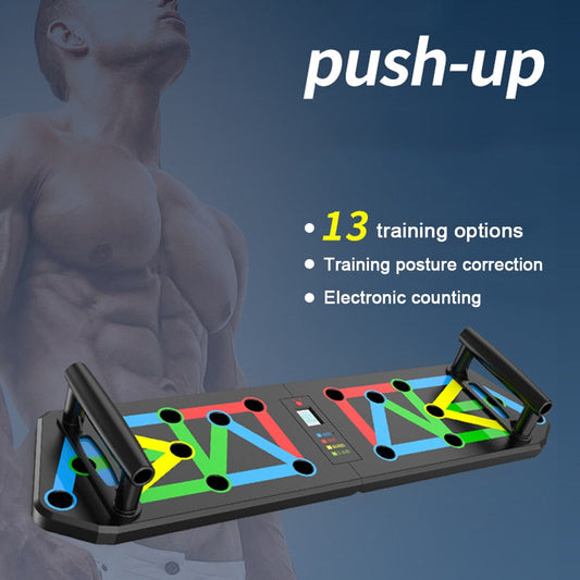 13 in 1 Electronic Counting Push-up Board Multifunctional Push UP Rack Training Board Muscle  Workout Gym Fitness Equipment Snapitonline