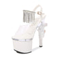 Muffin Sandals Super High Heels Transparent High Heels - Snapitonline