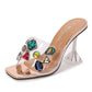 Rhinestone high heels - Snapitonline
