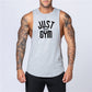 Plain bodybuilding sleeveless vest men - Snapitonline