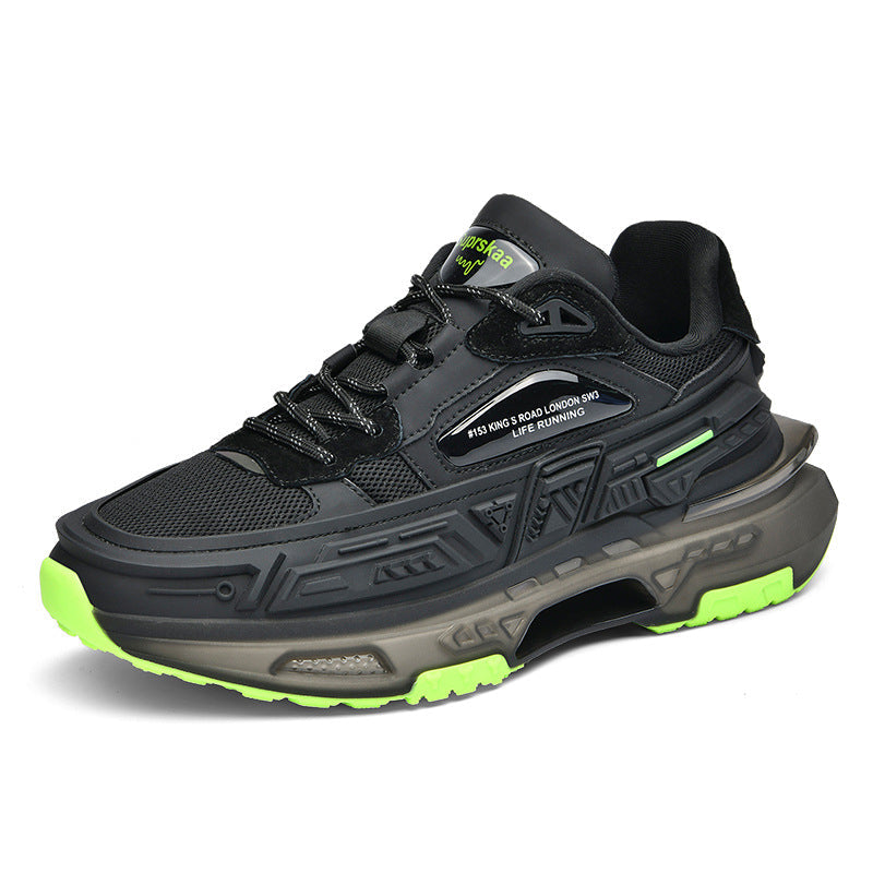 Popcorn Platform Running Sneakers Casual Low Top Qiankun Wheel Mecha Shoes - Snapitonline