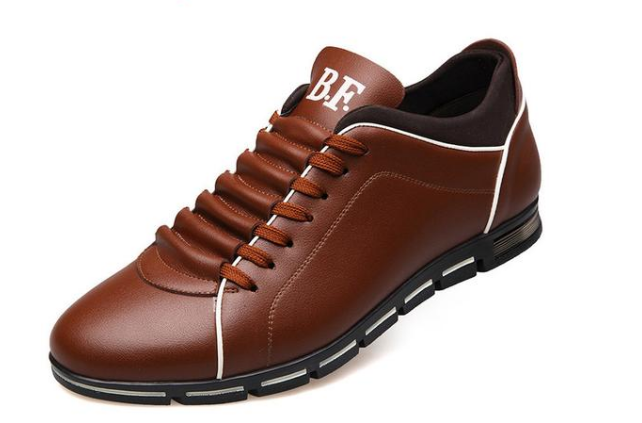 Men Casual Shoes Fashion Leather Shoes for Men Summer Men's Flat Shoes - Snapitonline