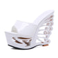 Super high heels with profiled heels - Snapitonline