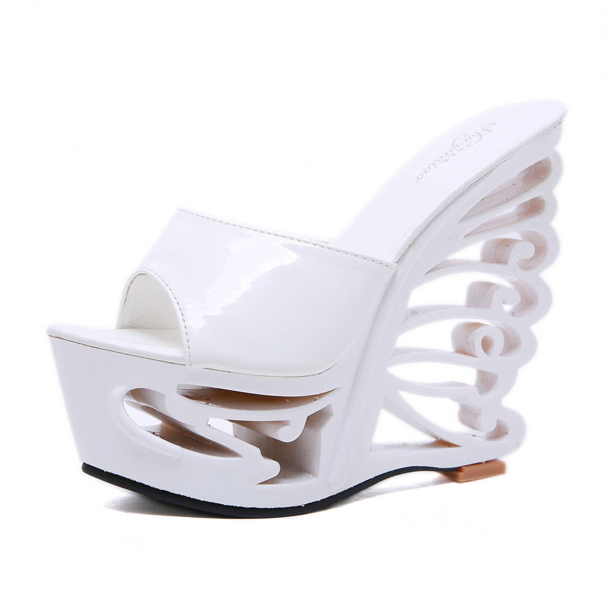 Super high heels with profiled heels - Snapitonline