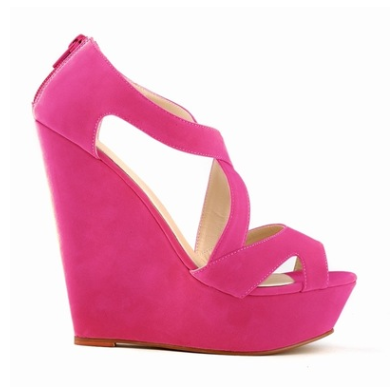 Large size high heels waterproof platform slope OL nightclub hollow women's sandals - Snapitonline