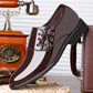 Lace-Up Leather Shoes Men Business Casual Shoes Men - Snapitonline