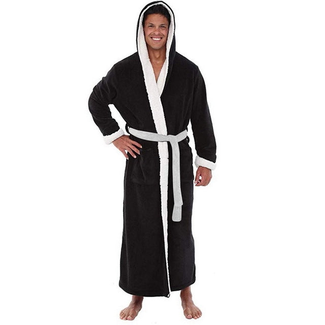 Men's Pajamas Winter Solid Color Home Wear - Snapitonline