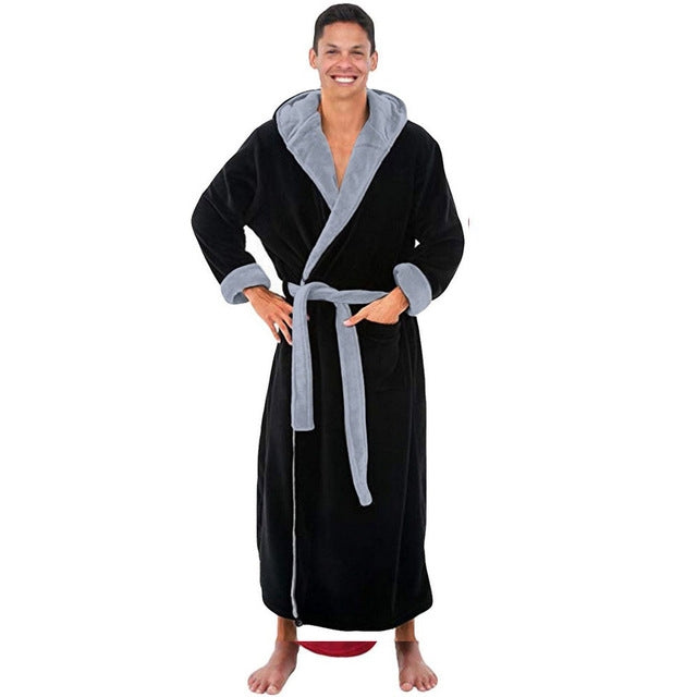 Men's Pajamas Winter Solid Color Home Wear - Snapitonline
