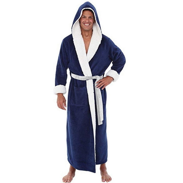 Men's Pajamas Winter Solid Color Home Wear - Snapitonline