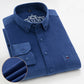 Men's Cotton Corduroy Long Sleeve Shirt Business Slim Casual - Snapitonline