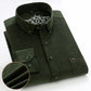 Men's Cotton Corduroy Long Sleeve Shirt Business Slim Casual - Snapitonline