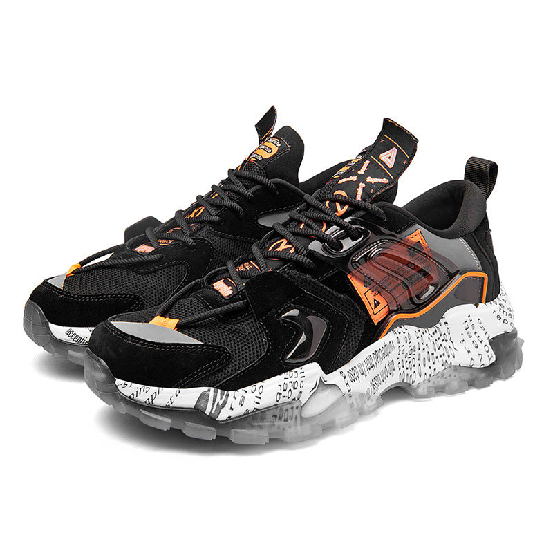 Shoes men''s spring fashion shoes net red men''s shoes 2021 new breathable leisure sports shoes men''s thick low daddy shoes men''s shoes - Snapitonline