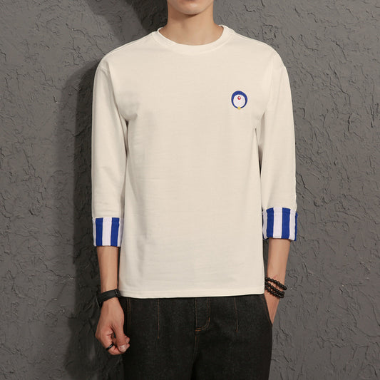 Quarter Sleeve Men's Loose T-Shirt - Snapitonline