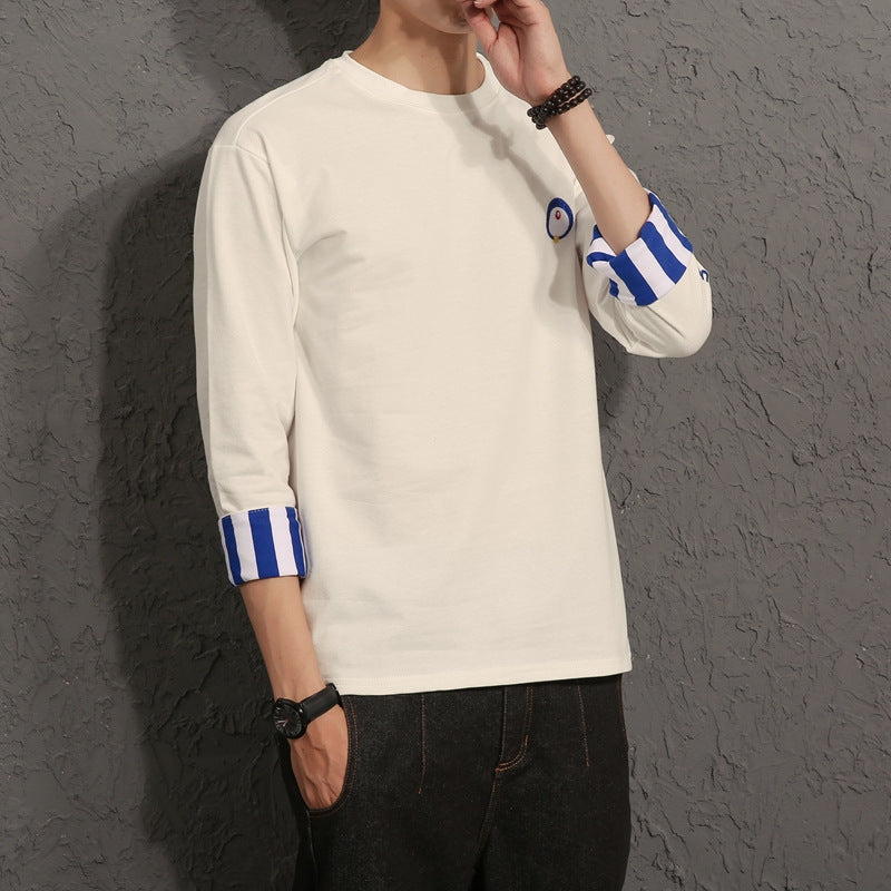Quarter Sleeve Men's Loose T-Shirt - Snapitonline