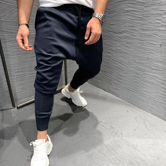 Men's Jogging Pants Fitness Leisure Slim Stretch Running Sports Trousers - Snapitonline