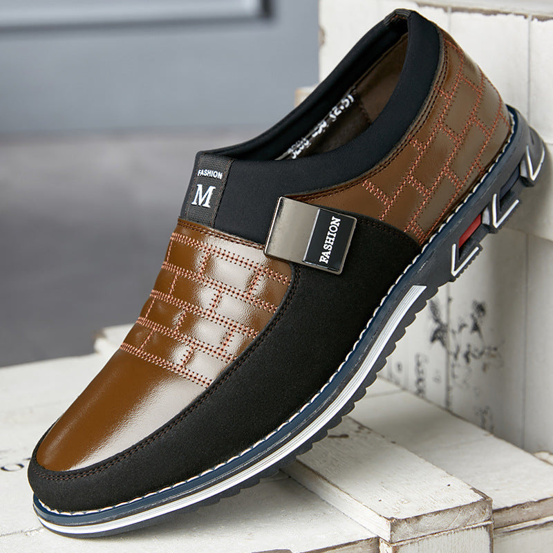 Large Size Leather Shoes Men 2020 New Casual Leather Shoes Men - Snapitonline