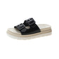Platform Slippers Sandals Women Buckle Slippers Thick Sole Sandals Women Shoes Summer Leisure Hollow Open Toe Slides 2021 - Snapitonline