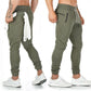 Sports Trousers Men'S Fitness Hanging Towel Trousers Running Training Feet Pants - Snapitonline