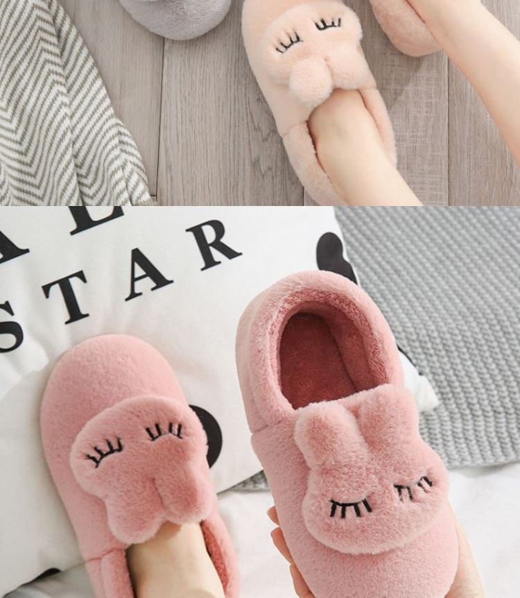 women Slides Cartoon Home Slippers Rabbit Slip - Snapitonline