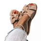 Summer Women Slip On Sandals Comfy Shoes Casual Slides Bow-Knot  Beach Slippers - Snapitonline