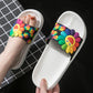 Sandals And Slippers Home Female Summer Slippery Thick-Soled Indoor Bathroom Mute Bath Home Summer Ins Slippers - Snapitonline