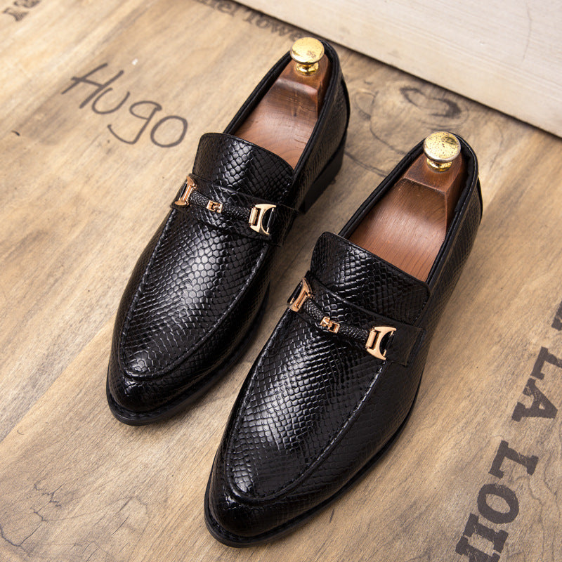 Men'S Shoes Red Hair Stylist Leather Shoes Men Wedding Shoes - Snapitonline