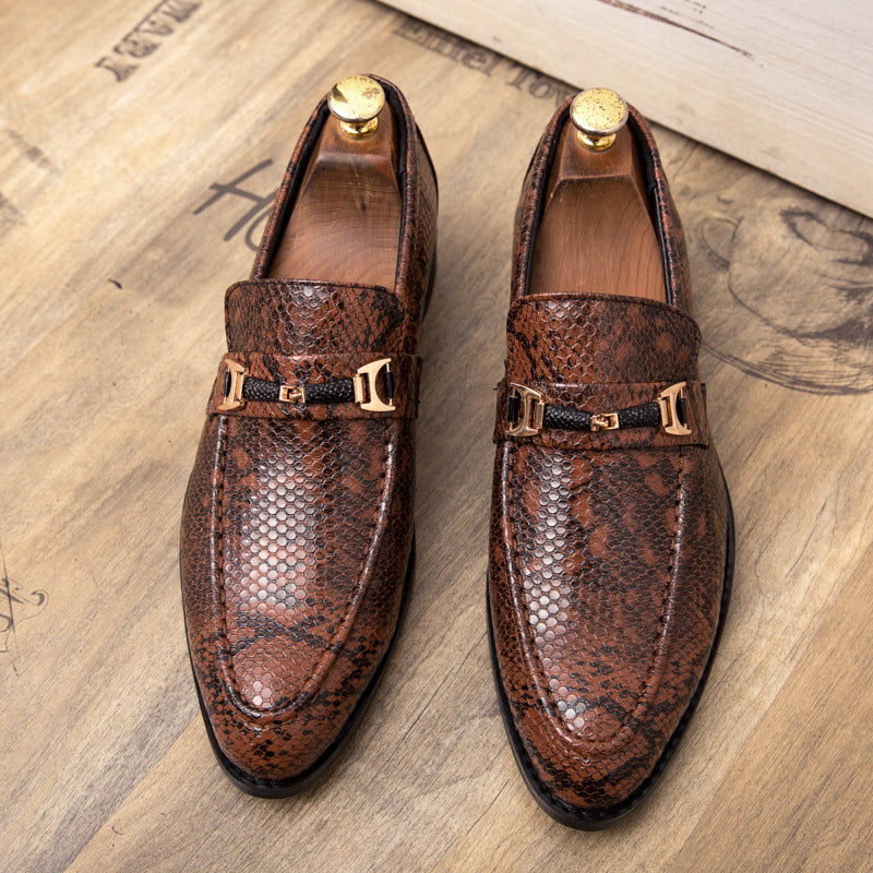 Men'S Shoes Red Hair Stylist Leather Shoes Men Wedding Shoes - Snapitonline