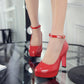 Work Shoes Women Black Pumps 2020 Spring Casual Shoes Female High Heels White Red Weding Shoes - Snapitonline