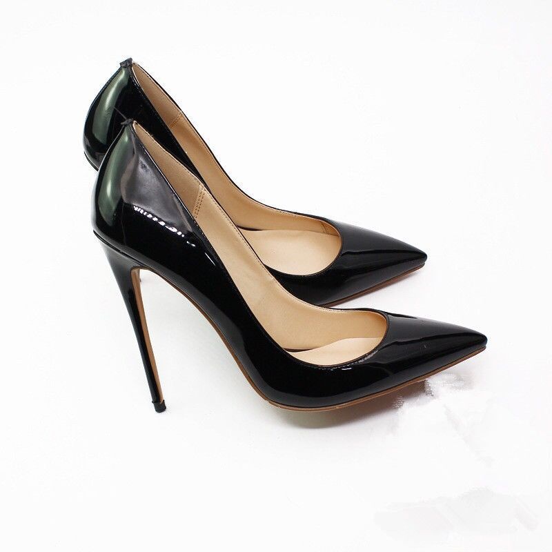 Stiletto Spring And Autumn Pumps Women's 12 Cm Sexy Single Shoes - Snapitonline