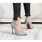 Stiletto Spring And Autumn Pumps Women's 12 Cm Sexy Single Shoes - Snapitonline