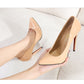 Stiletto Spring And Autumn Pumps Women's 12 Cm Sexy Single Shoes - Snapitonline