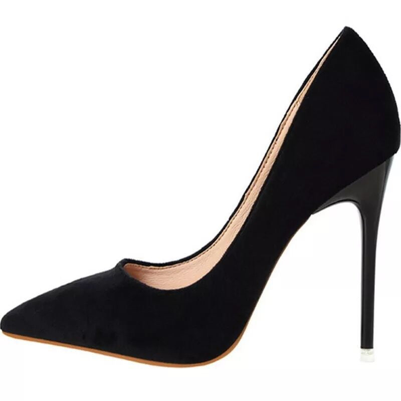 Stiletto Spring And Autumn Pumps Women's 12 Cm Sexy Single Shoes - Snapitonline