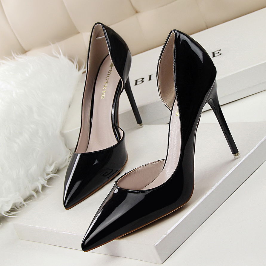 Stiletto Spring And Autumn Pumps Women's 12 Cm Sexy Single Shoes - Snapitonline