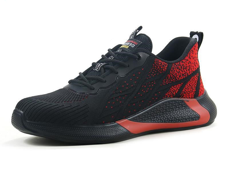 Men Work Safety Shoes Anti-Puncture Working Sneakers Male Indestructible Work Shoes Men Boots Lightweight Men Shoes Safety Boots - Snapitonline