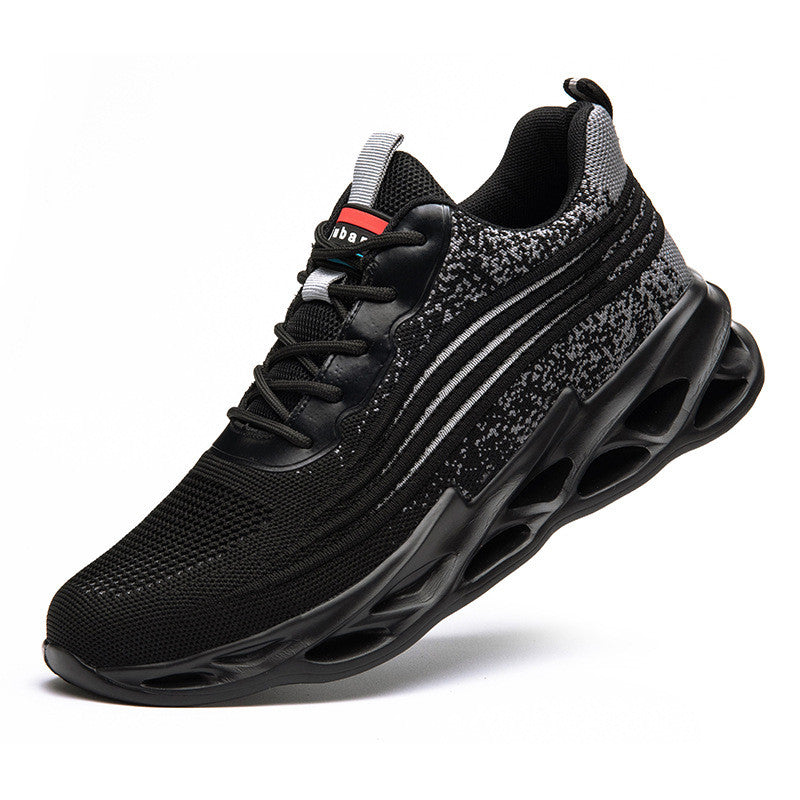Men Work Safety Shoes Anti-Puncture Working Sneakers Male Indestructible Work Shoes Men Boots Lightweight Men Shoes Safety Boots - Snapitonline