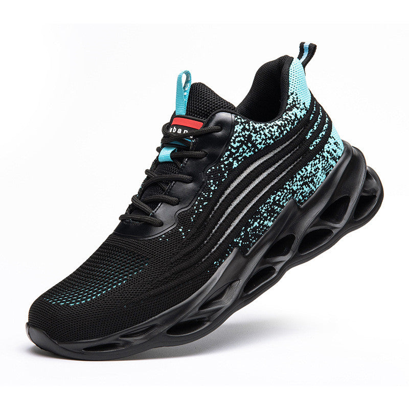 Men Work Safety Shoes Anti-Puncture Working Sneakers Male Indestructible Work Shoes Men Boots Lightweight Men Shoes Safety Boots - Snapitonline