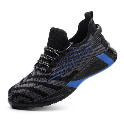 Men Work Safety Shoes Anti-Puncture Working Sneakers Male Indestructible Work Shoes Men Boots Lightweight Men Shoes Safety Boots - Snapitonline