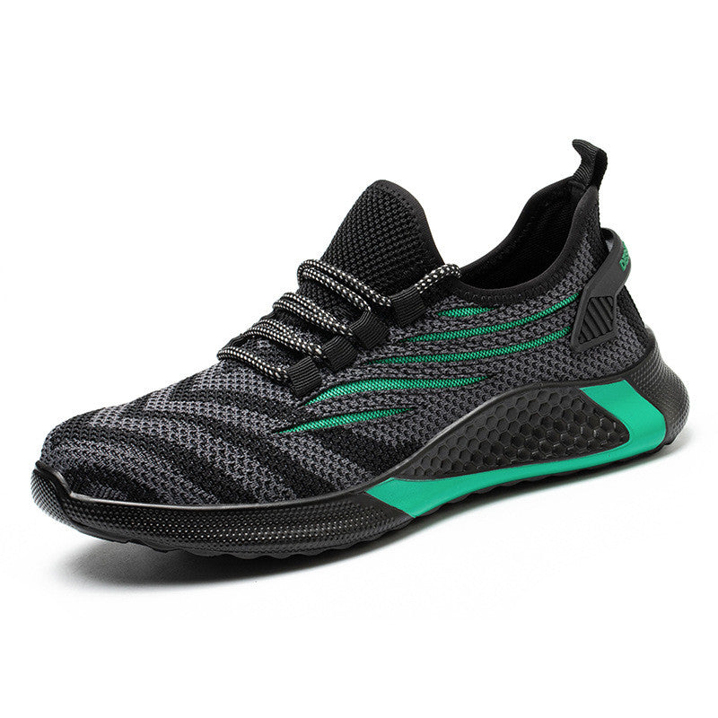 Men Work Safety Shoes Anti-Puncture Working Sneakers Male Indestructible Work Shoes Men Boots Lightweight Men Shoes Safety Boots - Snapitonline