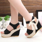 Women Summer Shoes Wedges Sandals Party Platform High Heels - Snapitonline