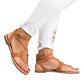 Thin Belt Clip Flat Flat Large Size Women's Sandals - Snapitonline
